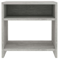 Comodino Grigio Calcestruzzo 40x30x40 cm in Truciolato  cod mxl 30620