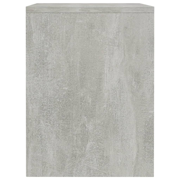 Comodino Grigio Calcestruzzo 40x30x40 cm in Truciolato  cod mxl 30620