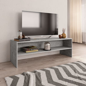 Mobile TV Grigio Cemento 120x40x40 cm in Truciolato cod mxl 13100