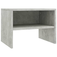 Comodino Grigio Cemento 40x30x30 cm in Truciolato  cod mxl 30631