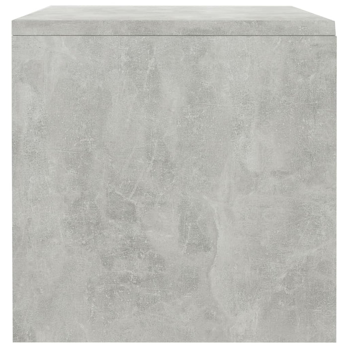 Comodino Grigio Cemento 40x30x30 cm in Truciolato  cod mxl 30631