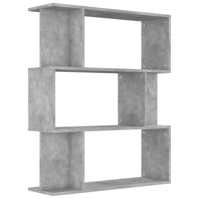 Libreria/Divisorio Grigio Calcestruzzo 80x24x96cm in Truciolato  cod mxl 23126