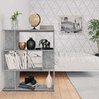 Libreria/Divisorio Grigio Calcestruzzo 80x24x96cm in Truciolato  cod mxl 23126