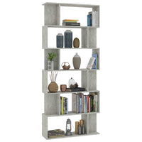 Libreria/Divisorio Grigio Cemento 80x24x192 cm in Truciolato