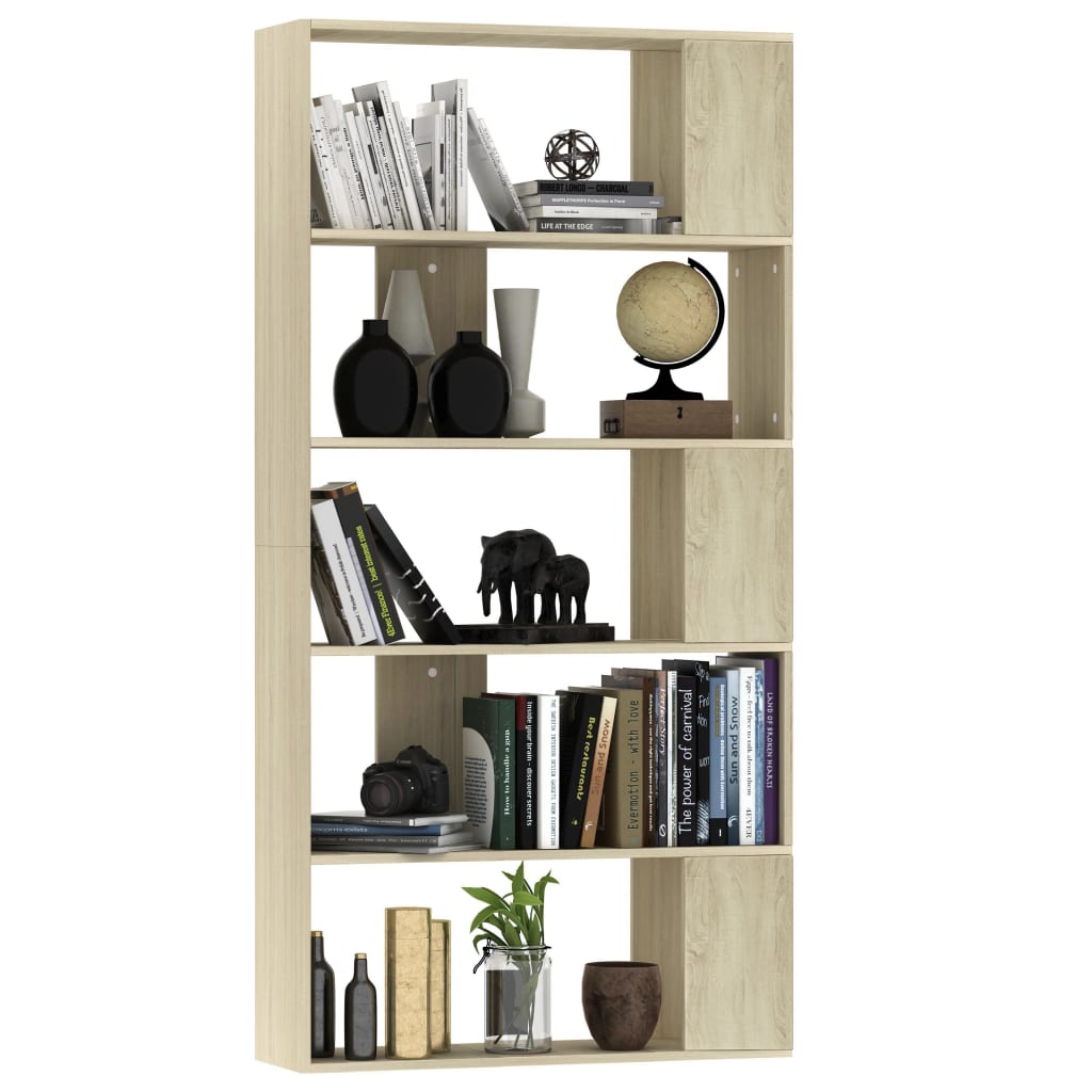 Libreria/Divisorio Rovere Sonoma 80x24x159 cm in Truciolato 800102