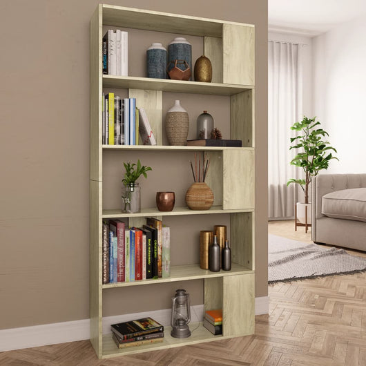 Libreria/Divisorio Rovere Sonoma 80x24x159 cm in Truciolato  cod mxl 15094