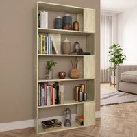 Libreria/Divisorio Rovere Sonoma 80x24x159 cm in Truciolato 800102