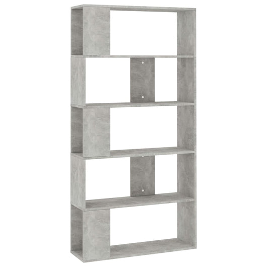 Libreria/Divisorio Grigio Cemento 80x24x159 cm in Truciolato cod 10933