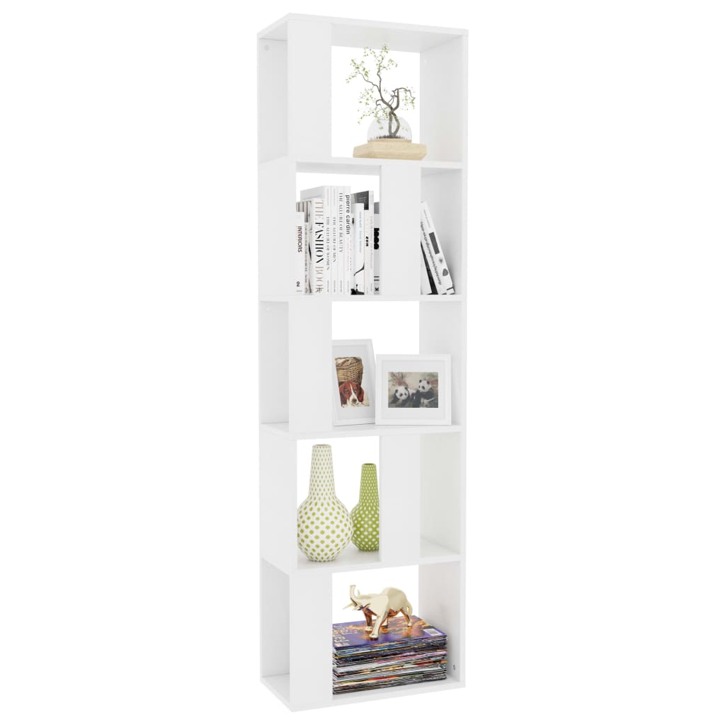 Libreria/Divisorio Bianco 45x24x159 cm in Truciolato 800108