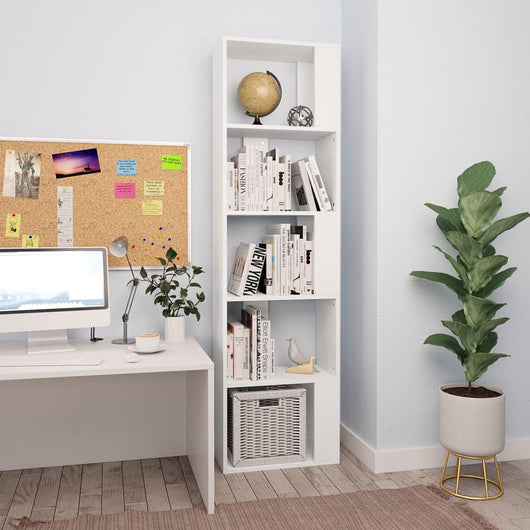 Libreria/Divisorio Bianco 45x24x159 cm in Truciolato  cod mxl 12761