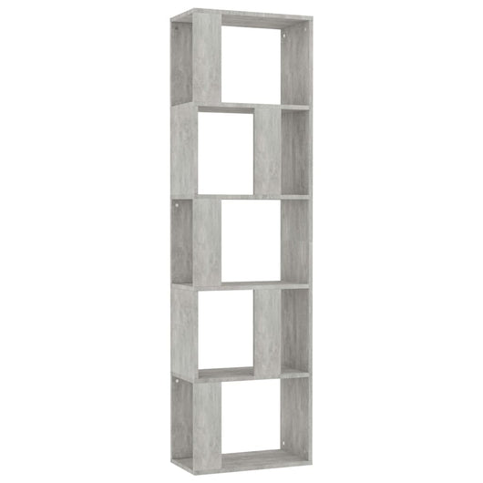 Libreria/Divisorio Grigio Cemento 45x24x159 cm in Truciolato 