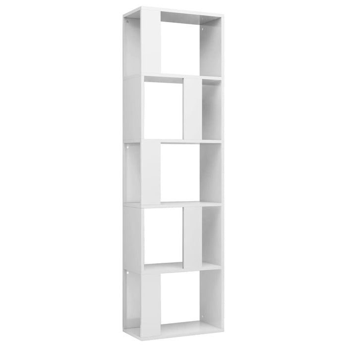 Libreria/Divisorio Bianco Lucido 45x24x159 cm in Truciolato 800114