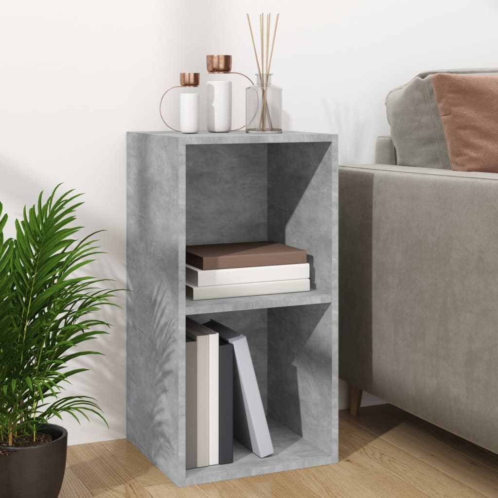 Contenitore per Vinili Grigio Cemento 71x34x36cm in Multistratocod mxl 70720