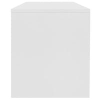 Tavolino da Salotto Bianco 100x40x40 cm in Legno Multistrato cod mxl 48095