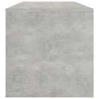 Tavolino da Caffè Grigio Calcestruzzo 100x40x40 cm Truciolato    cod mxl 11860