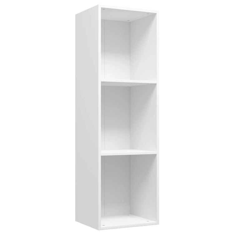 Libreria/Mobile TV Bianco 36x30x114 cm in Legno Multistrato 800135