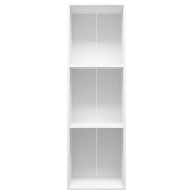 Libreria/Mobile TV Bianco 36x30x114 cm in Legno Multistrato 800135