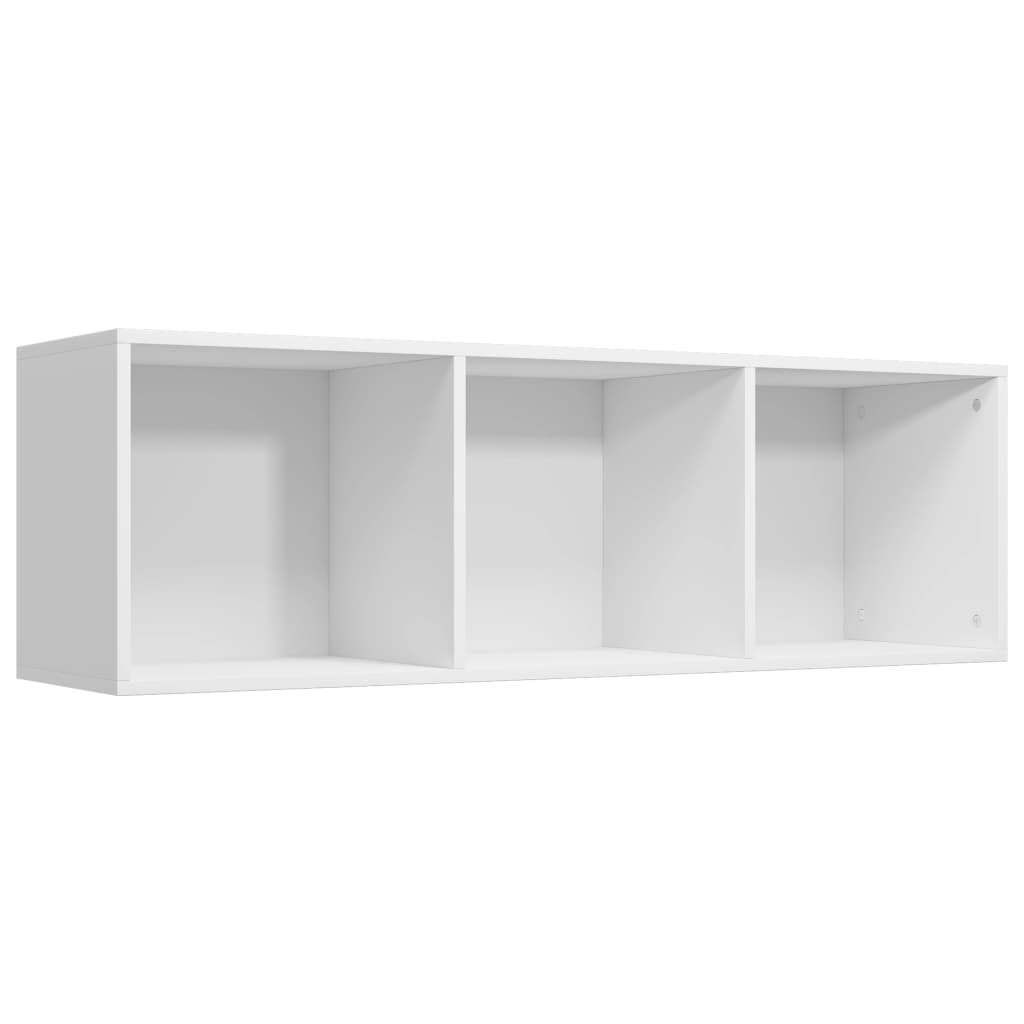 Libreria/Mobile TV Bianco 36x30x114 cm in Legno Multistrato 800135