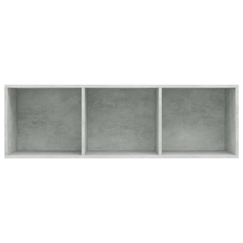 Libreria/Mobile TV Grigio Cemento 36x30x114cm Legno Multistrato 800139