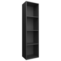 Libreria / Mobile TV Nero 36x30x143 cm in Truciolato    cod mxl 14819