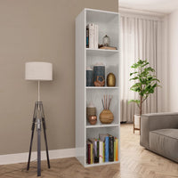 Libreria/Mobile TV Bianco Lucido 36x30x143 cm in Truciolato   cod mxl 14156