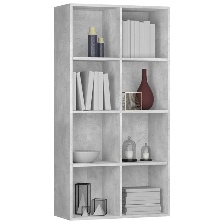 Libreria/Credenza Grigio Cemento 66x30x130 cm in Truciolato   cod mxl 8936