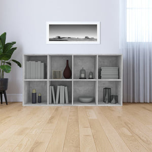 Libreria/Credenza Grigio Cemento 66x30x130 cm in Truciolato   cod mxl 8936