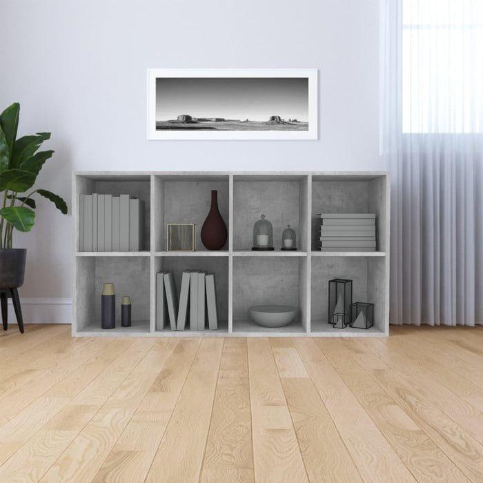 Libreria/Credenza Grigio Cemento 66x30x130 cm in Truciolato 800157