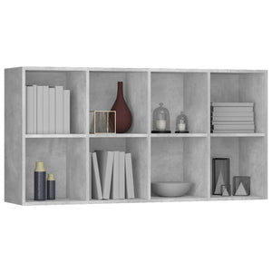 Libreria/Credenza Grigio Cemento 66x30x130 cm in Truciolato   cod mxl 8936