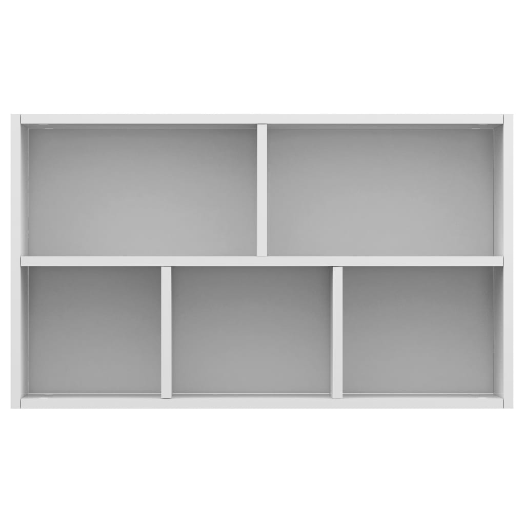 Libreria/Credenza Bianca 50x25x80 cm in Truciolato  