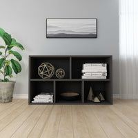 Libreria/Credenza Nera 50x25x80 cm in Truciolato 