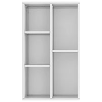 Libreria/Credenza Bianco Lucido 50x25x80 cm in Truciolato   cod mxl 14052