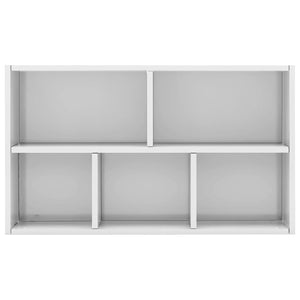 Libreria/Credenza Bianco Lucido 50x25x80 cm in Truciolato   cod mxl 14052