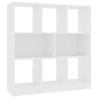 Libreria Bianca 97,5x29,5x100 cm in Legno Multistrato 800171