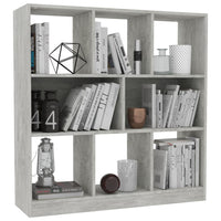 Libreria Grigio Cemento 97,5x29,5x100 cm in Truciolato 800175