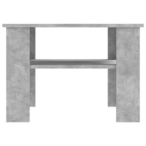 Tavolino da Salotto Grigio Cemento 60x60x42cm Legno Multistrato 800211