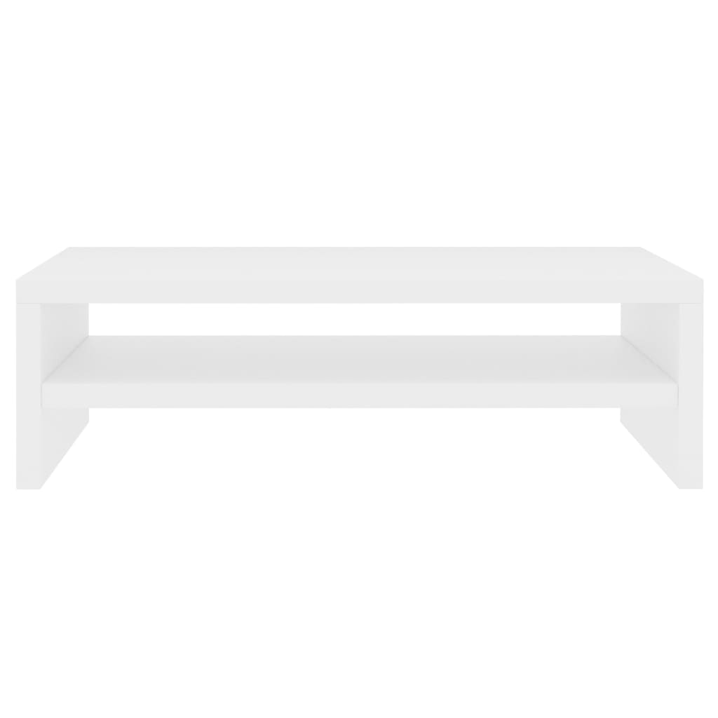 Supporto per Monitor Bianco 42x24x13 cm Legno Multistrato