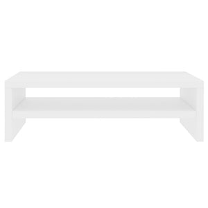 Supporto per Monitor Bianco 42x24x13 cm Legno Multistrato