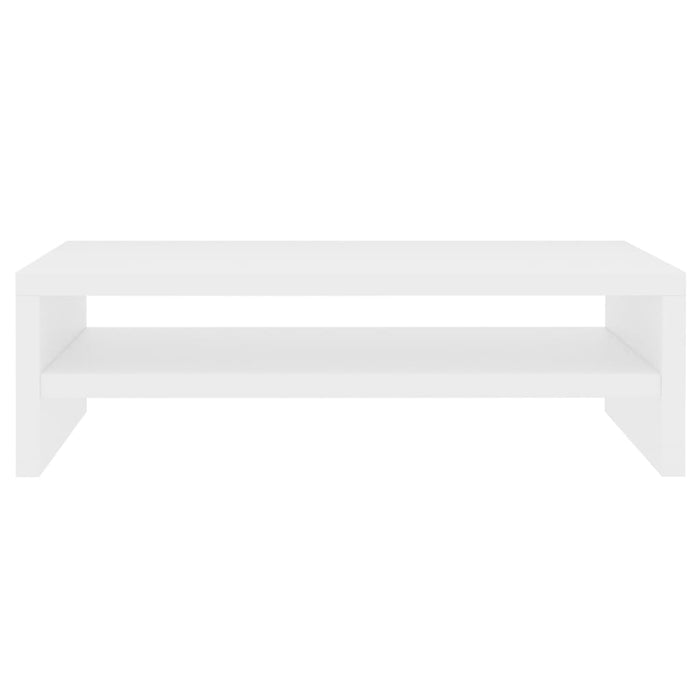 Supporto per Monitor Bianco 42x24x13 cm Legno Multistrato