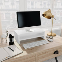 Supporto per Monitor Bianco 42x24x13 cm Legno Multistrato