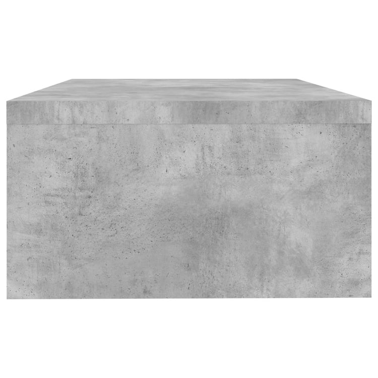 Supporto per Schermo Grigio Cemento 42x24x13 cm in Truciolato 