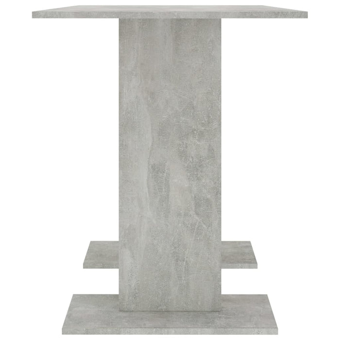 Tavolo da Pranzo Grigio Cemento 110x60x75 cm Legno Multistrato 800247