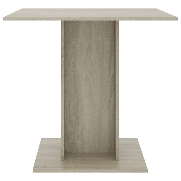 Tavolo da Pranzo Rovere Sonoma 80x80x75 cm in Truciolato