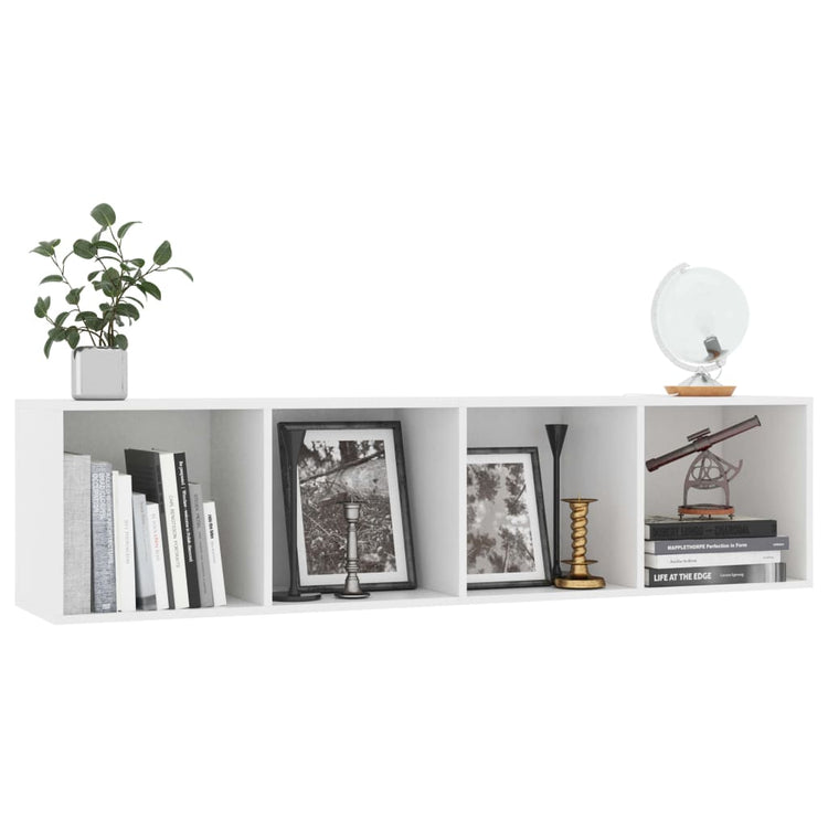 Libreria/Mobile TV Bianco 143x30x36 cm cod mxl 50301