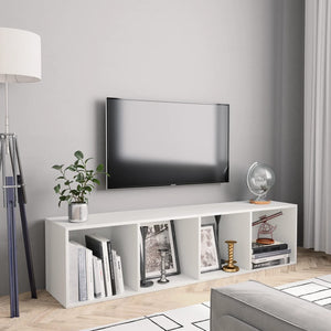 Libreria/Mobile TV Bianco 143x30x36 cm cod mxl 50301