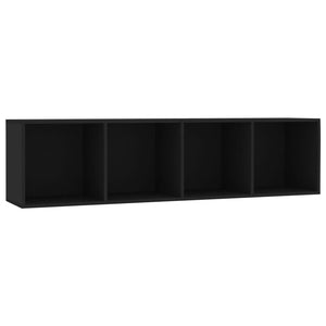 Libreria/Mobile TV Nero 143x30x36 cm cod mxl 42777