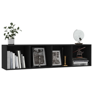 Libreria/Mobile TV Nero 143x30x36 cm cod mxl 42777