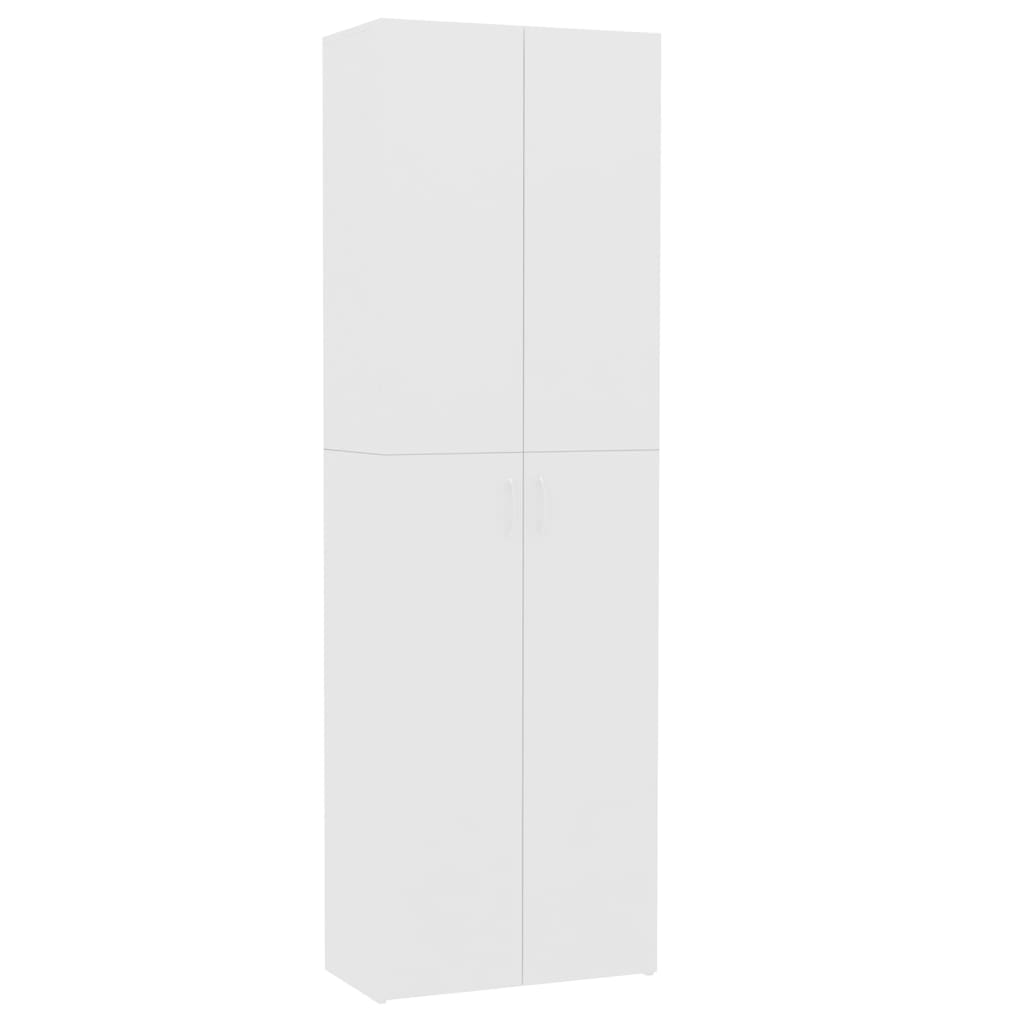 Armadio per Ufficio Bianco 60x32x190 cm in Legno Multistrato 800297