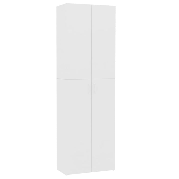 Armadio per Ufficio Bianco 60x32x190 cm in Legno Multistrato 800297