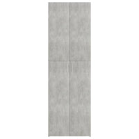 Armadio per Ufficio Grigio Calcestruzzo 60x32x190 cm Truciolato 800301